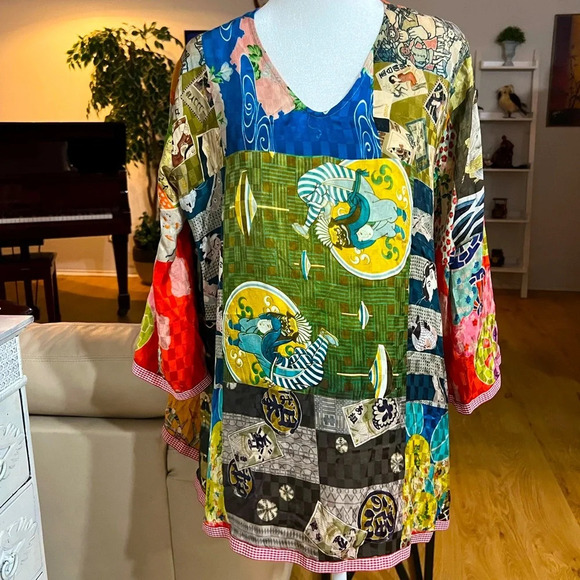 Johnny was Samantha blouse NWT size M/L (Runs big/large) - Picture 1 of 13